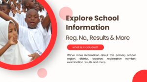 Primary school information: results, registration number, location, and more.